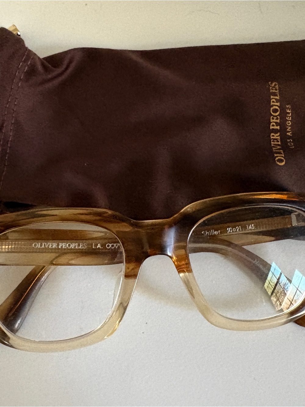 Oliver Peoples Shiller Men's Glasses in Light Tortoise